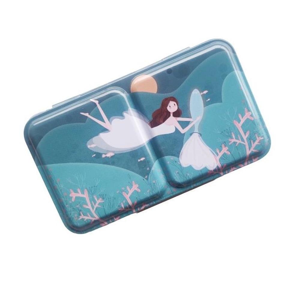 Estuche vacío para acuarelas sin soporte de metal - pequeño - Acuario Multicolor