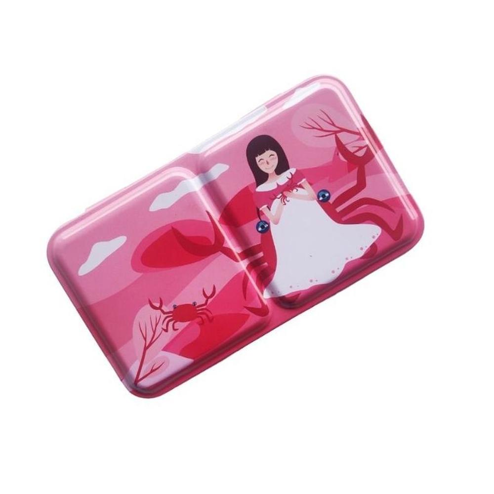 Estuche vacío para acuarelas sin soporte de metal - pequeño - Cancer Multicolor