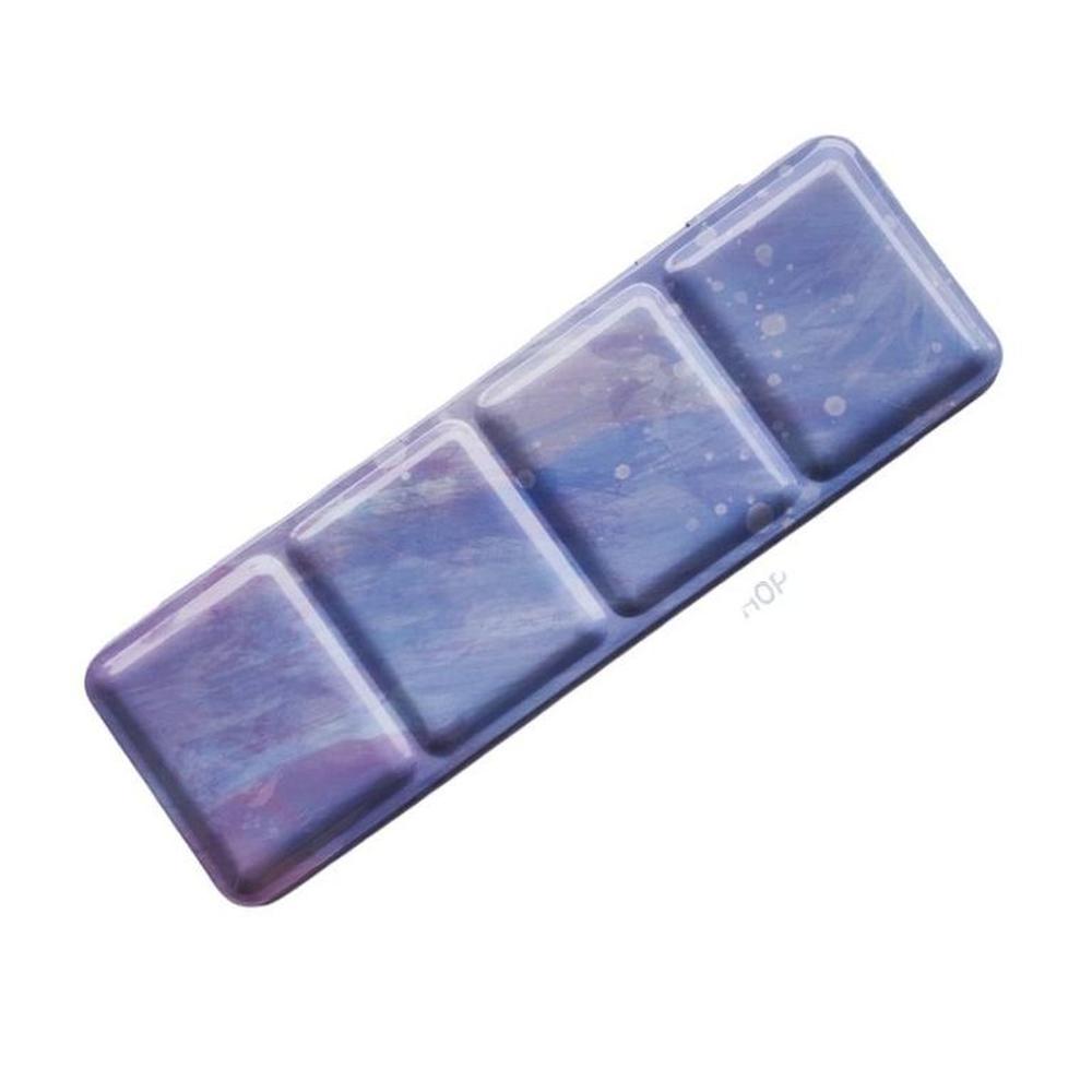 Estuche vacío para acuarelas sin soporte de metal - Mediano - lila celeste Multicolor