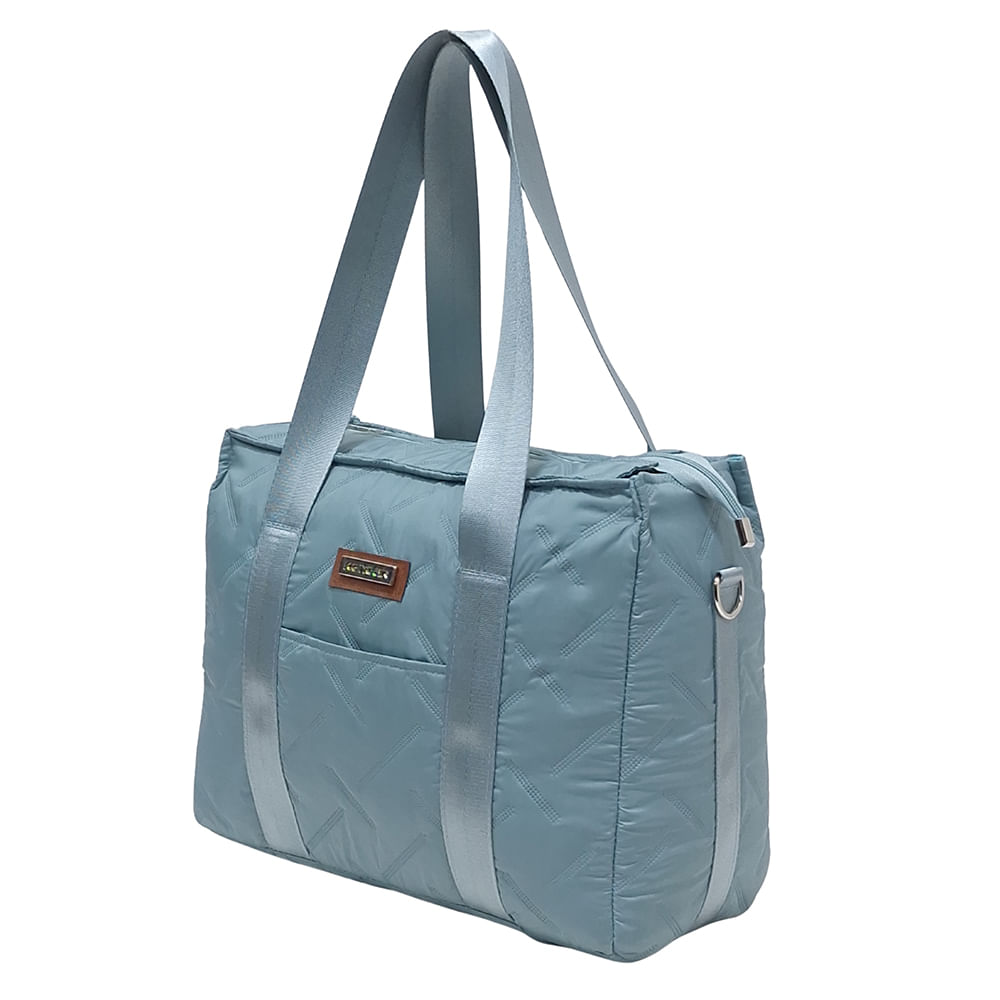 Bolso Puffer Kengar Verde Cemento