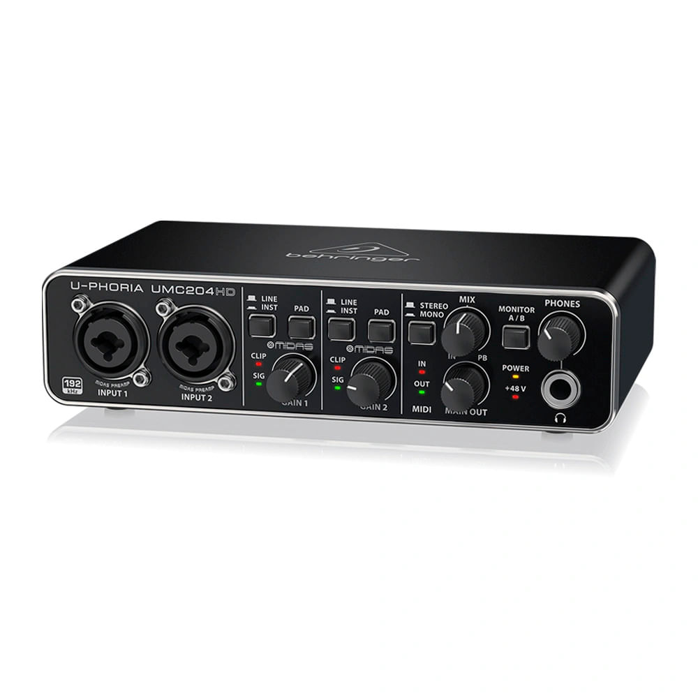 Interfaz de Audio Behringer UMC204 HD
