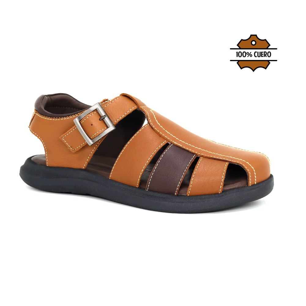 Sandalias Casuales Hombre Conters KN25Q3-832 COÑAC 40