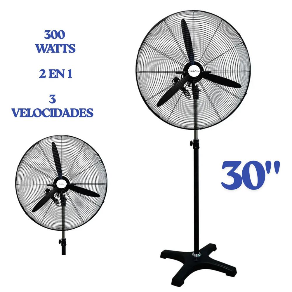 Ventilador Industrial Evolution Tornado 30"" 2 en 1  300 Watts