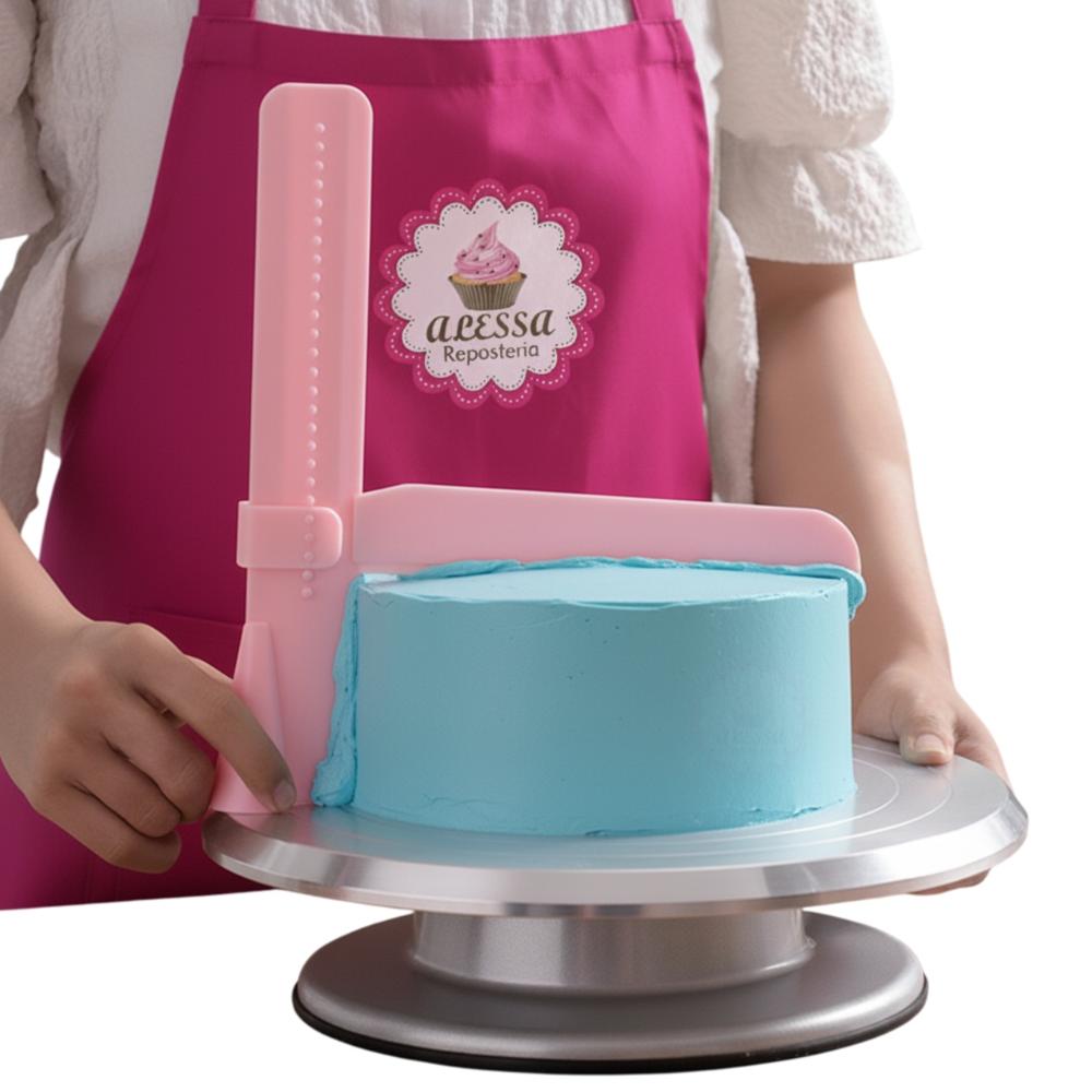 Alisador Nivelador Ajustable en L para Torta Repostería