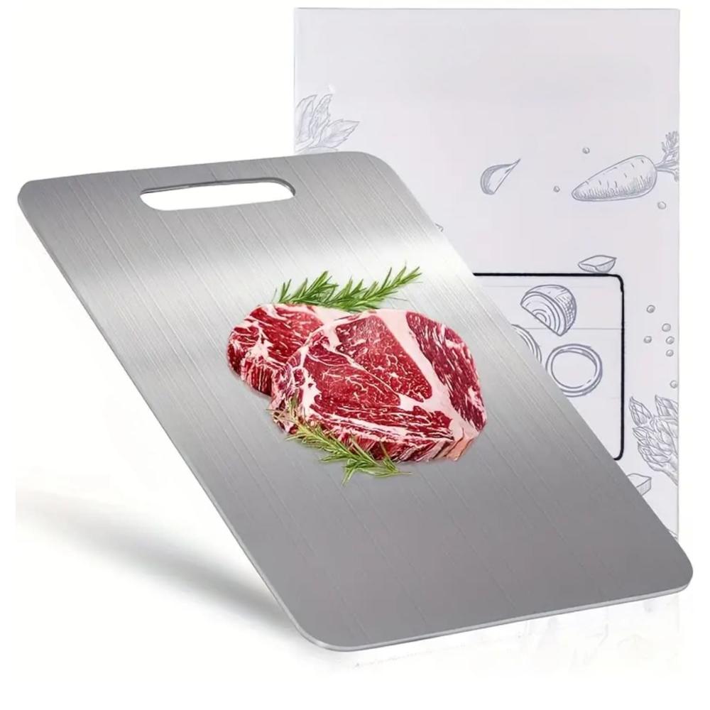 Tabla De Picar Inoxidable 34×23 Cm – Calidad Profesional