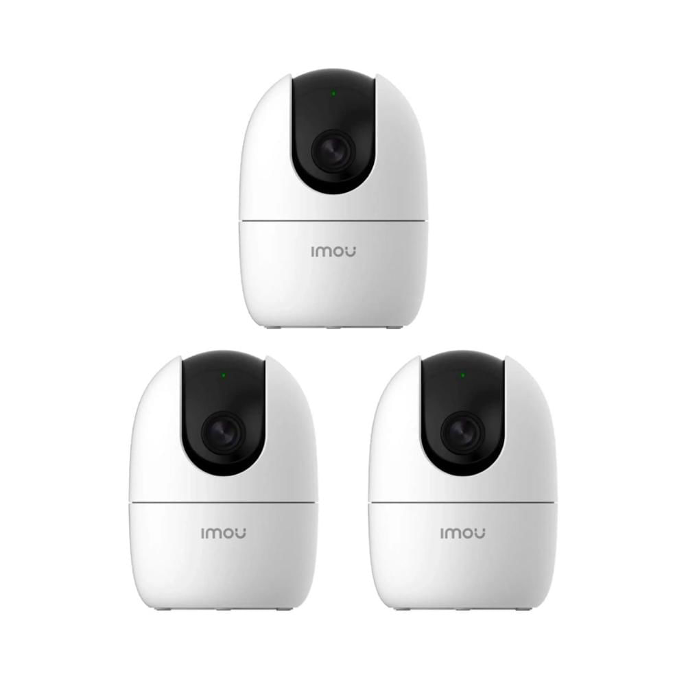 Kit de 3 Cámara de seguridad Wifi IMOU Ranger 2 3MP interior 360° Vision Nocturna