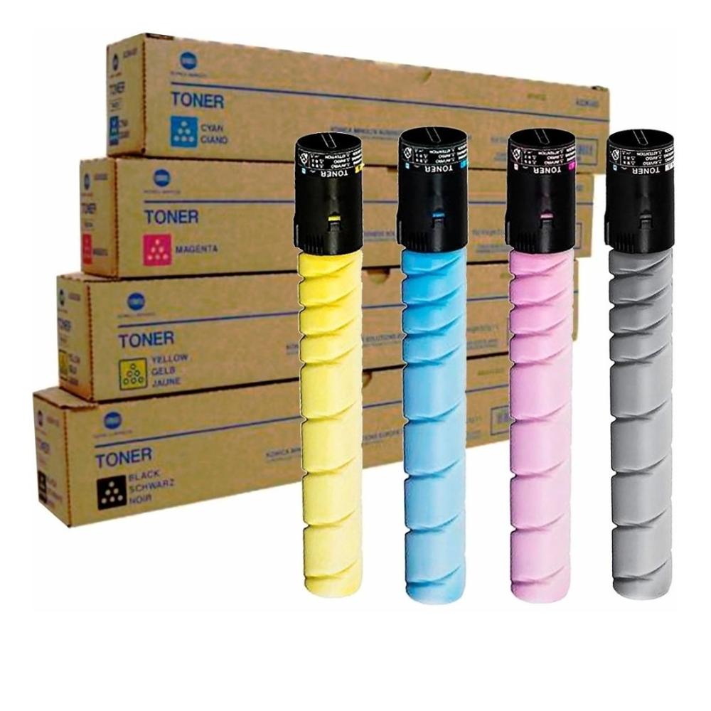Toner Konica Minolta TN-220 Negro, Cian, Magenta, Amarillo
