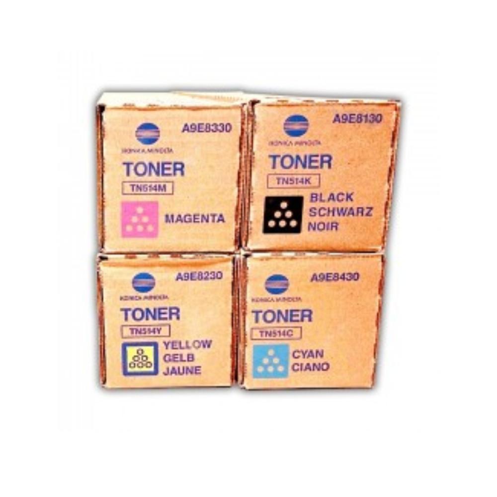 Toner Konica Minolta TN-514 Negro, Cian, Magenta, Amarillo