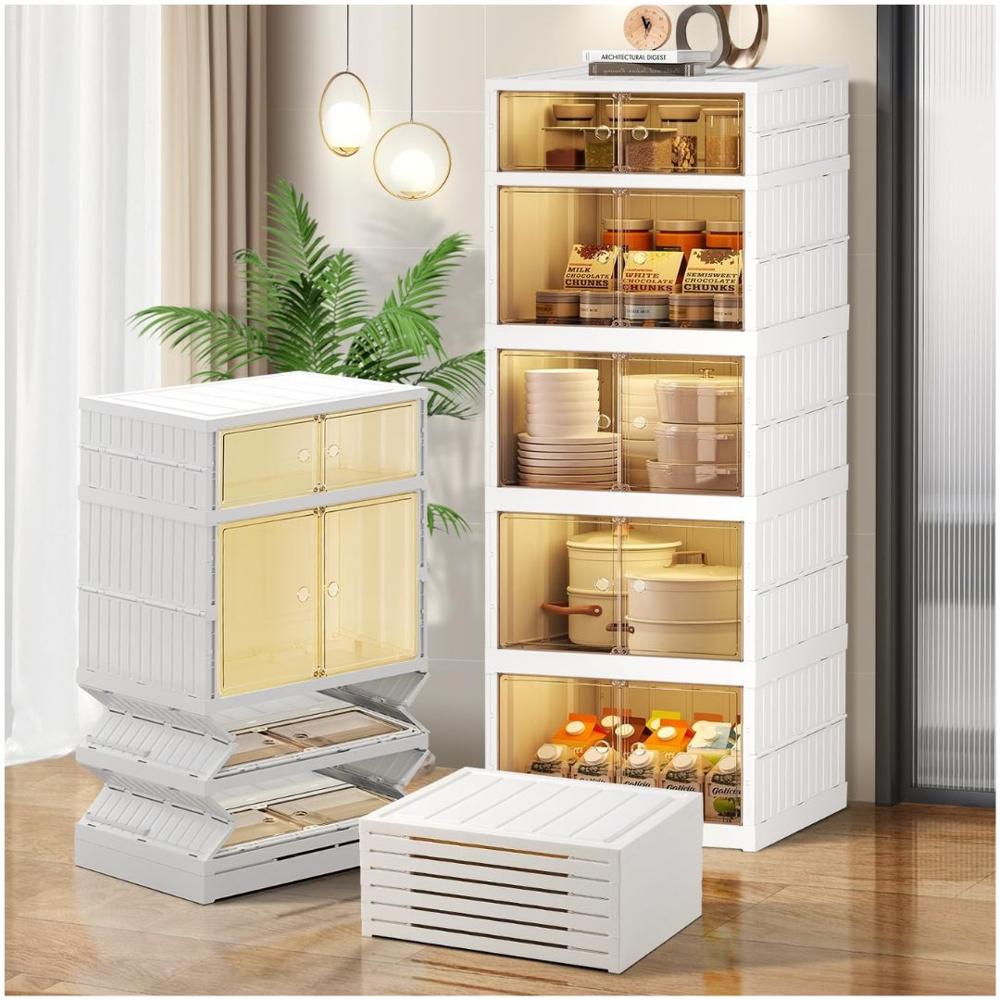Organizador Multiusos Mueble Estante De 5 Niveles Plegable 136x44x35cm