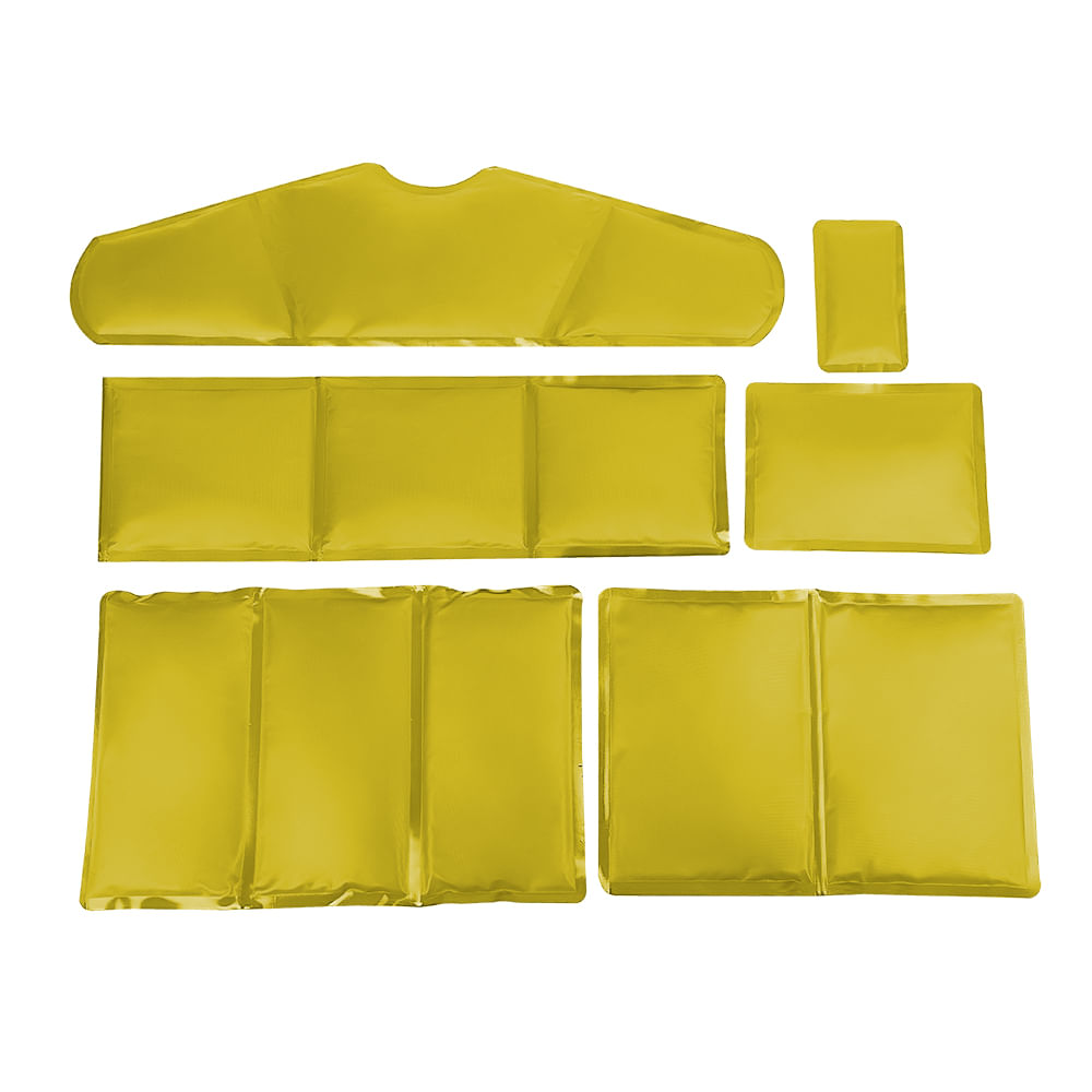 Compresas de Gel 6 PZS Color Amarillo