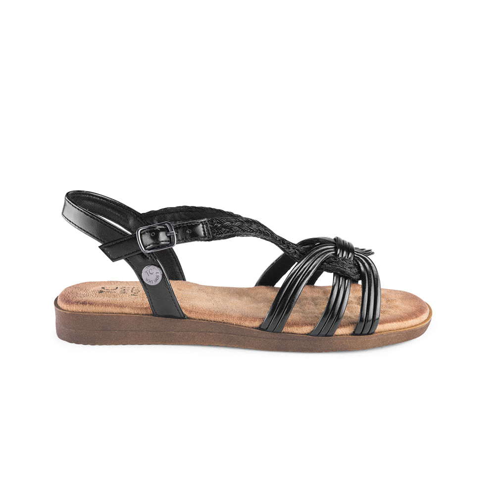 Sandalias Time Chopper Mujer Pl8447-2414 Negro 36