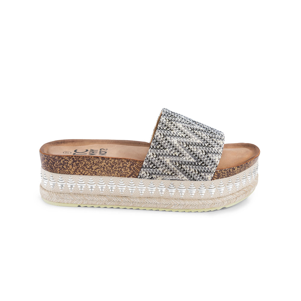 Sandalias Time Chopper Mujer H7532-10 Gris 37