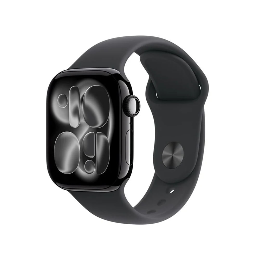 Apple Watch Series 11 46mm GPS Jet Black Sport Band M y L Black