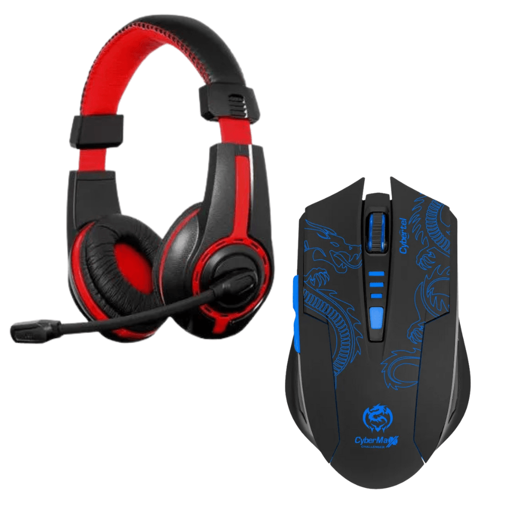 Pack Mouse Challenger CYB M600XR Recargable 7 Leds - Audifono Savage ...