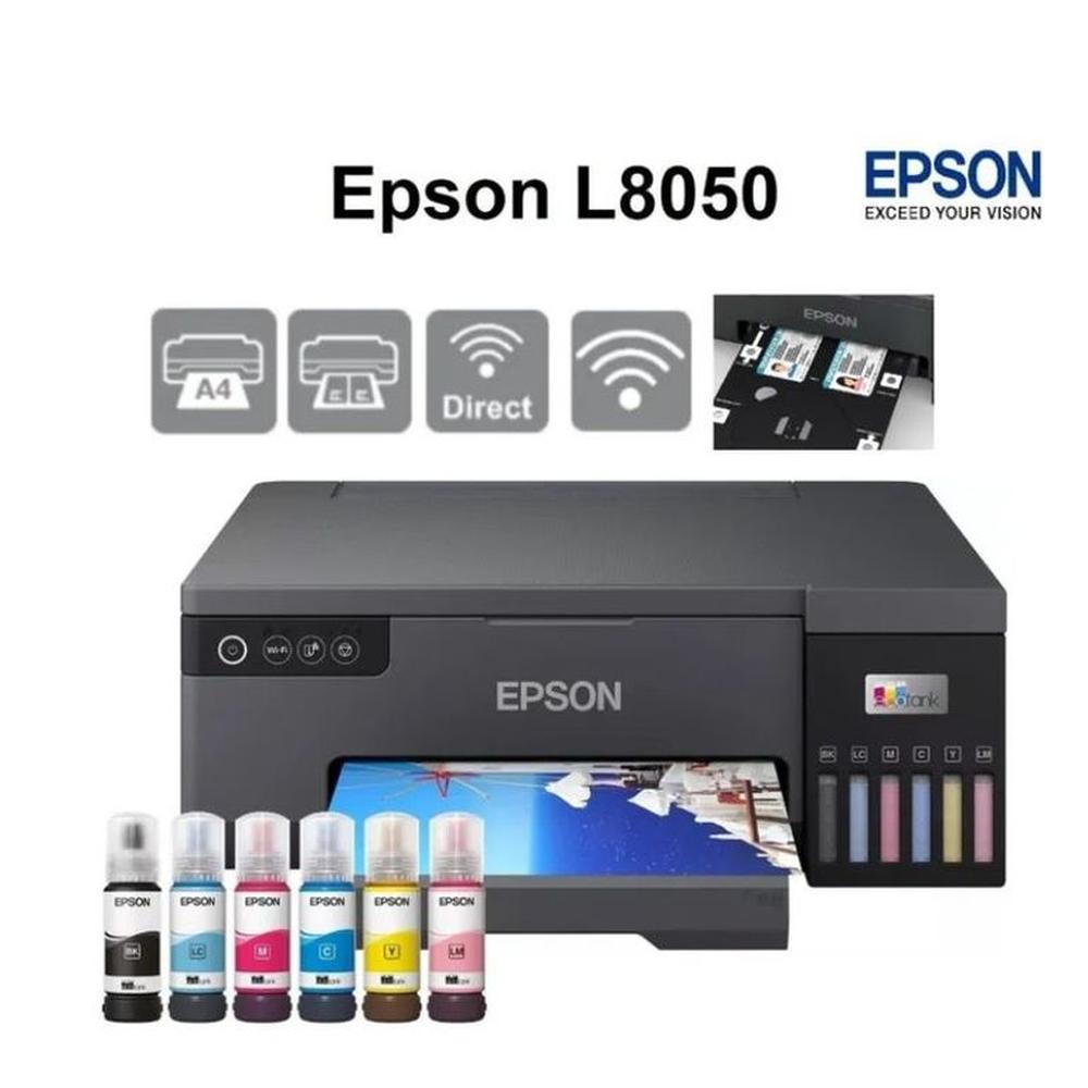 IMPRESORA EPSON L8050 A4 Rotula Cd DVD IMPRESORA PVC WIFI FOTOS