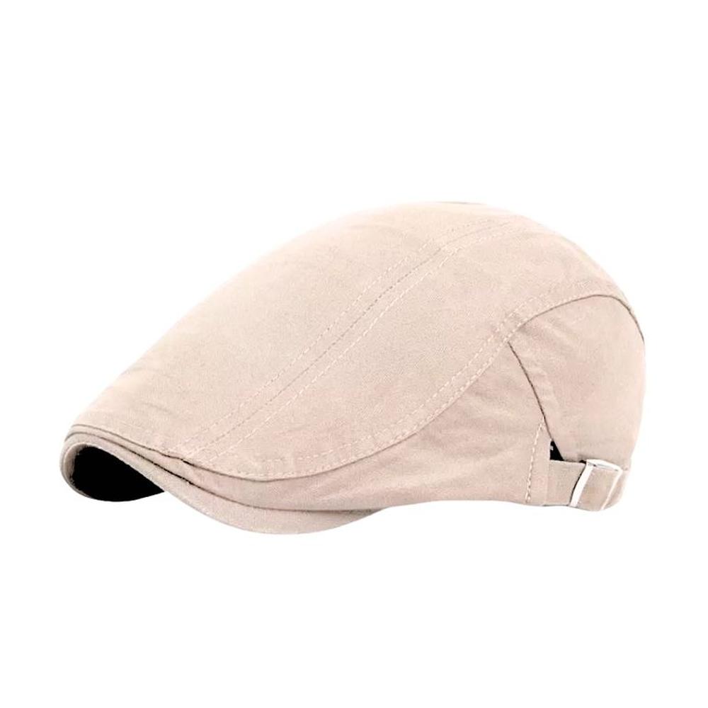 Boina Drill Unisex con Correas Laterales - Ivory