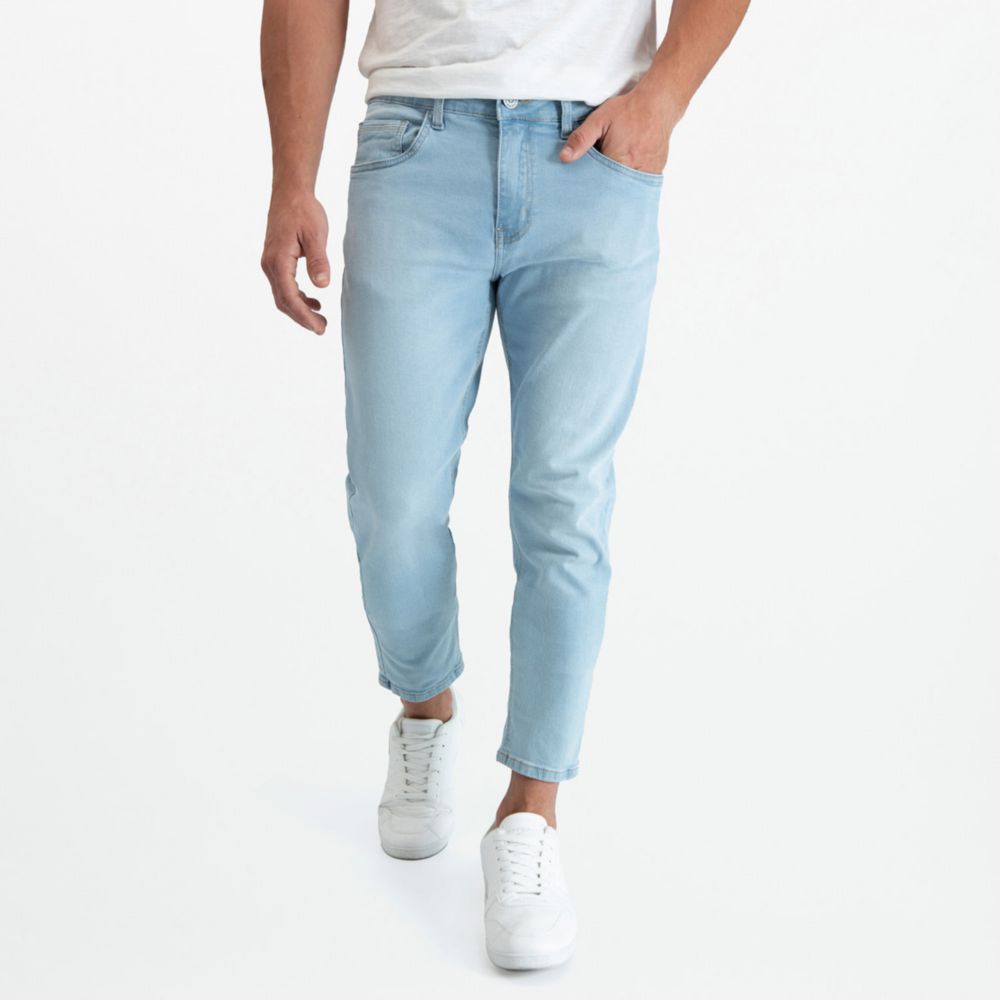 Combinacion Pantalon Azul Cielo Hombre Outfit Pantalon De