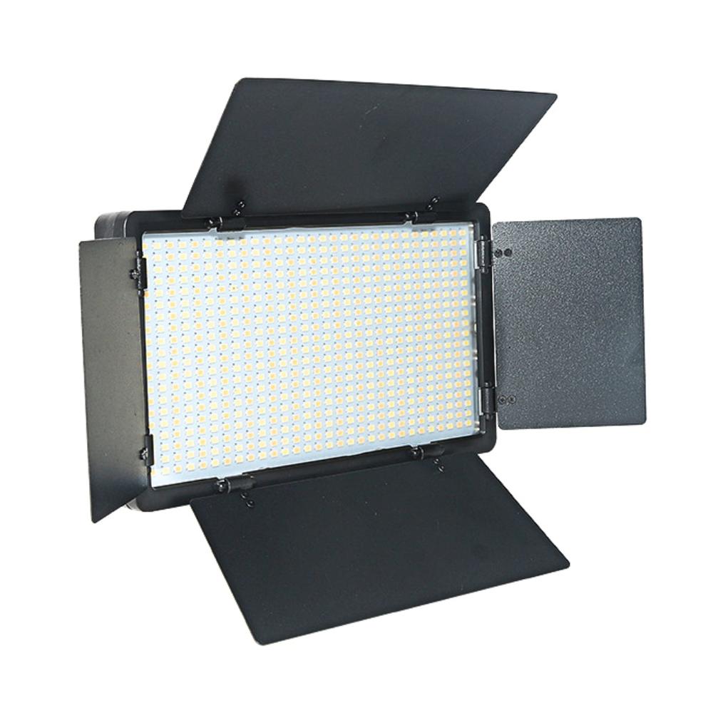 Panel de Luz LED 600 Bicolor Profesional con Zapata para Foto y Video LED-U600