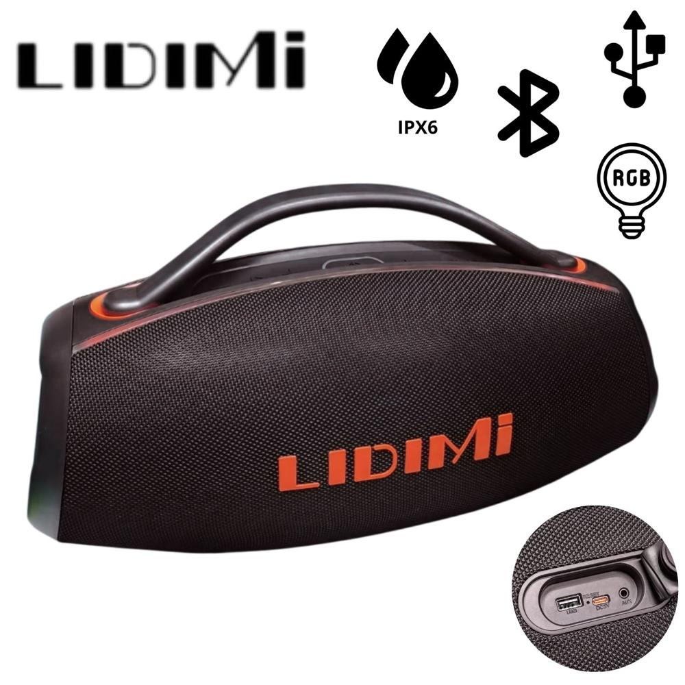 Parlante Lidimi LD S858 TWS Bluetooth Potencia 2x40 watts Real 12000mAh