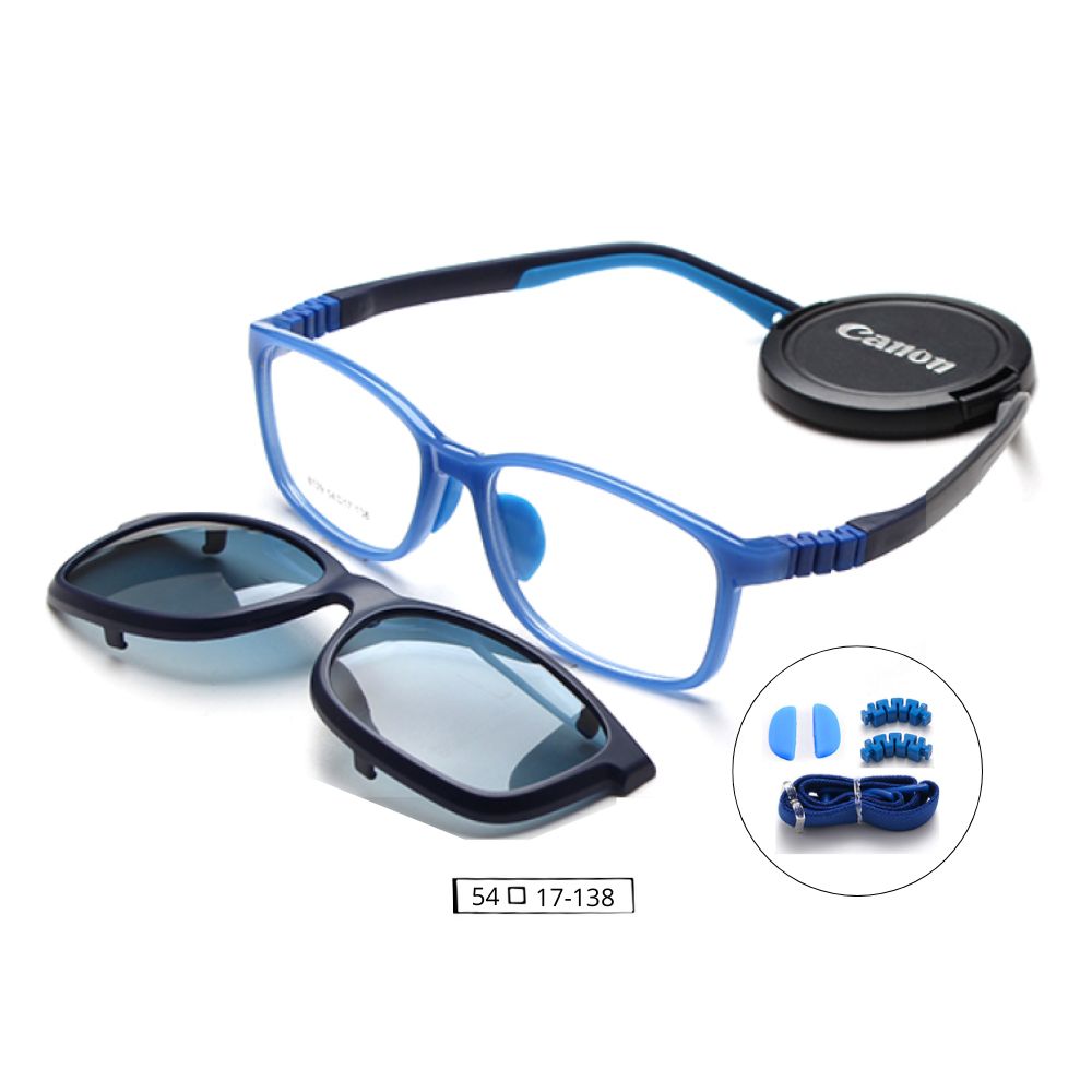 Montura para Niño Nano Homeway 8129-C7 2 en 1 Polarizados, Cómodos y Resistentes