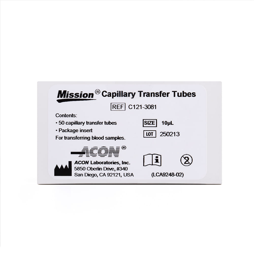 Capilares De Transferencia De 10 Ul Caja 50 Und