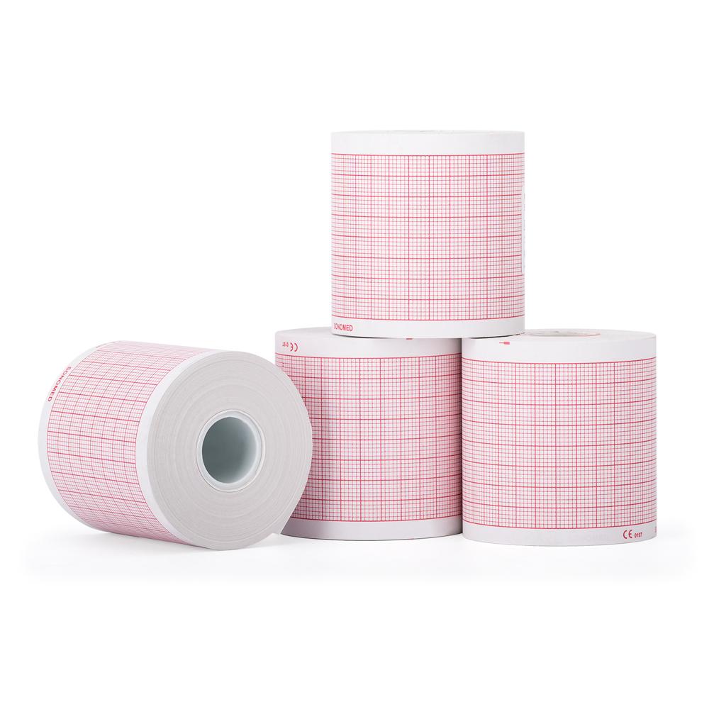 Papel para Electrocardiograma De 50 Mm X 30 M Caja 10 Und