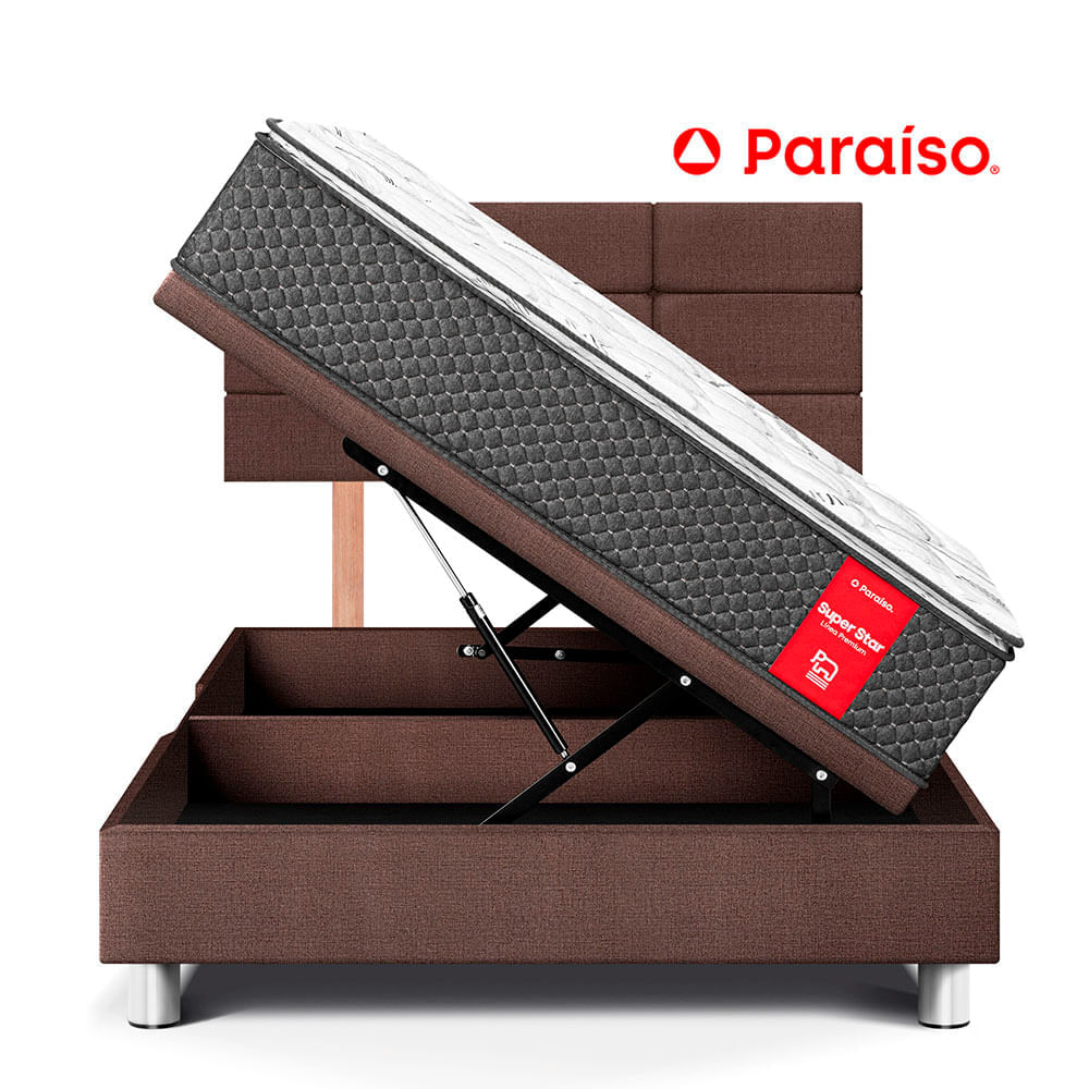 Dormitorio Boxet Blocks Super Star 1.5 Plazas Chocolate