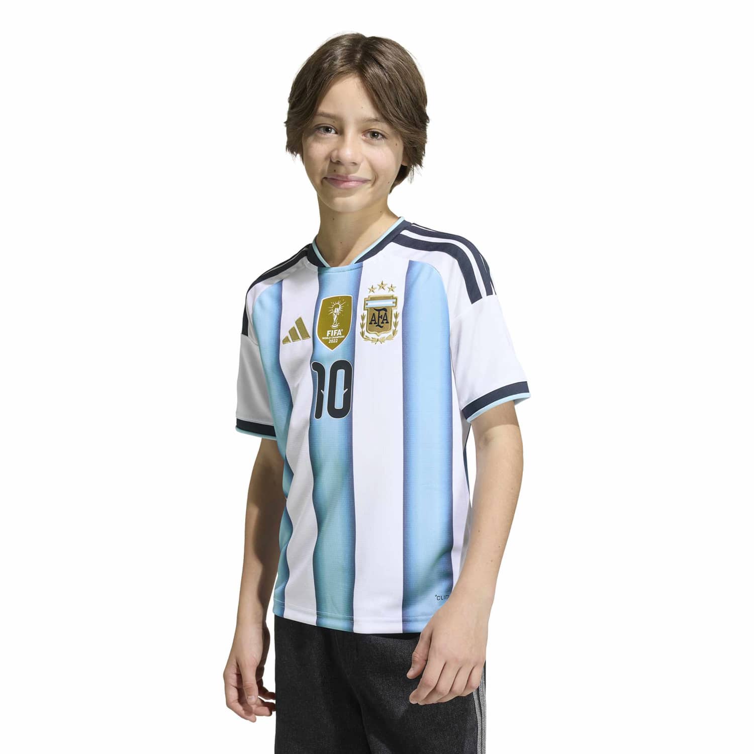 Camiseta Local Messi Selección Argentina 26 para Niños Adidas