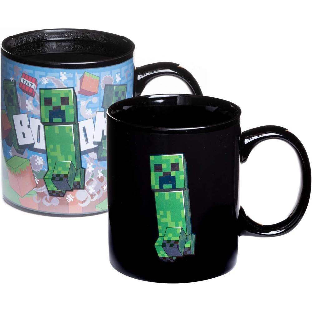 Paladone Minecraft Creeper, taza térmica cambia color oficial