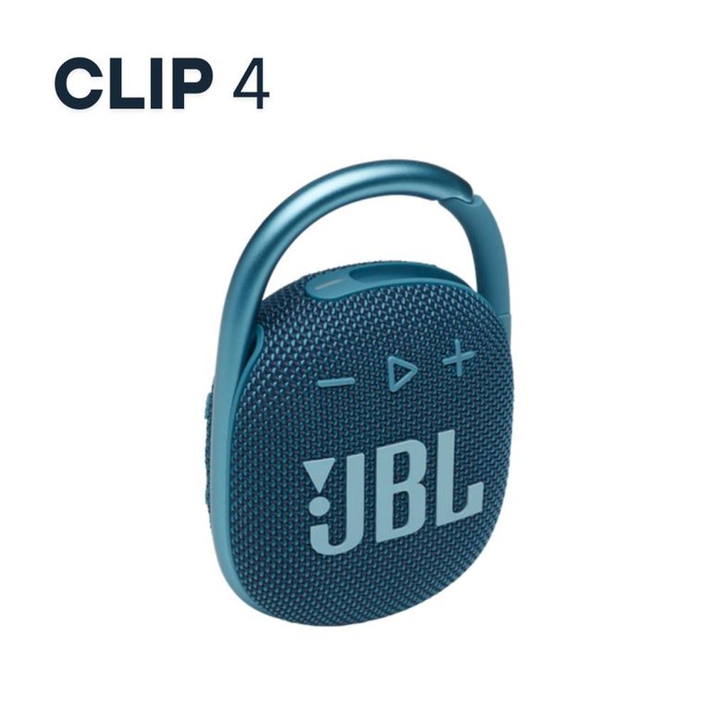 Parlante JBL Clip 4 de 5W Hasta 10 horas y resistencia IP67 - Azul