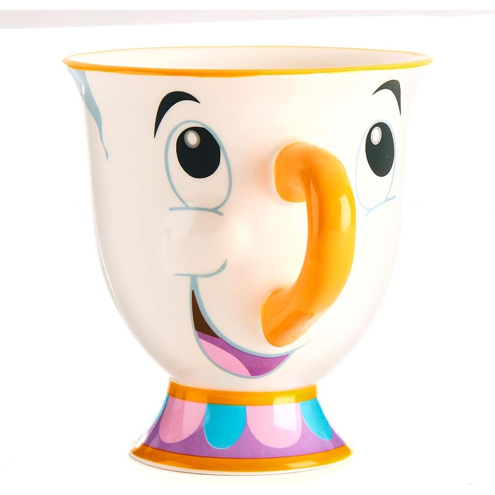 Paladone Disney Bella y Bestia taza Chip 9 oz / 266 ml oficial