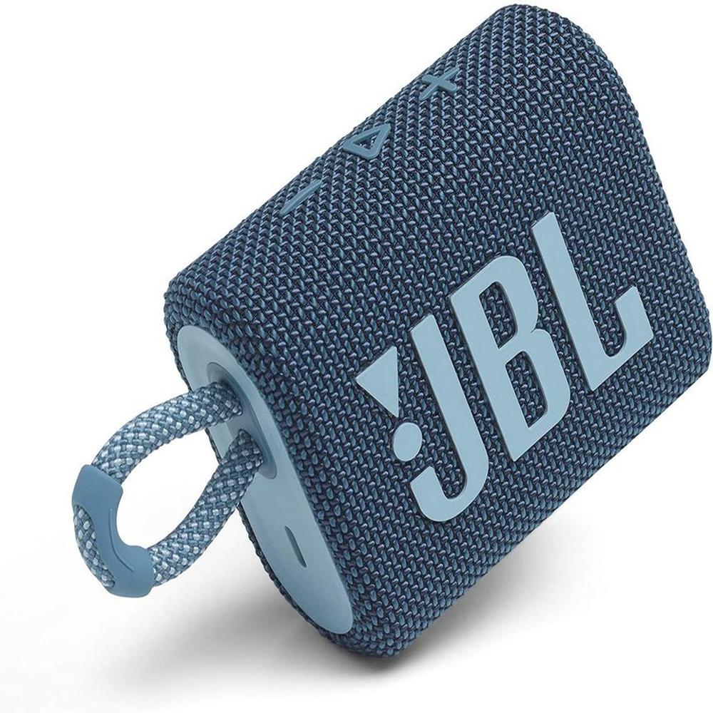 Parlante Bluetooth JBL GO 3 Premium Portátil Acuático Viajero - Azul