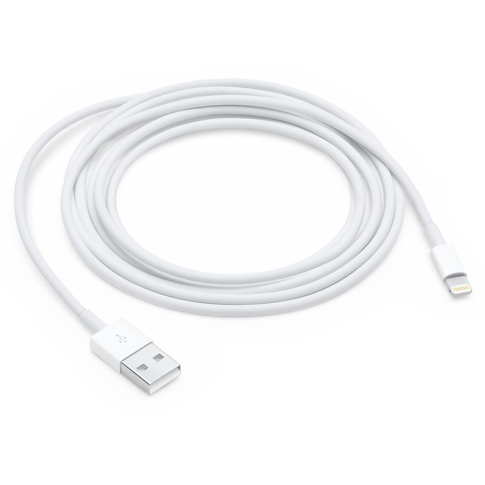 Apple Cargador 5w Cable 2mts Lightning A Usb Iphone Ipad Ipod Suelto Oechsle 6592