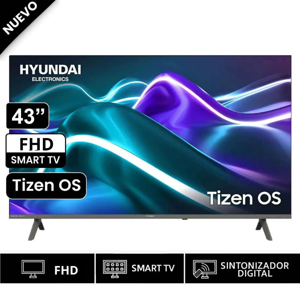 Televisor Hyundai 43 HYLED4329T LED Tizen OS Gris