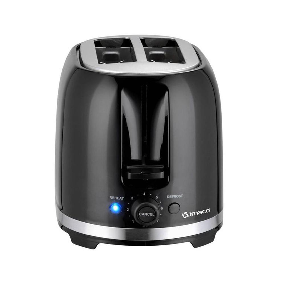 Tostadora Imaco IBT2085N de 2 Panes 850 watts