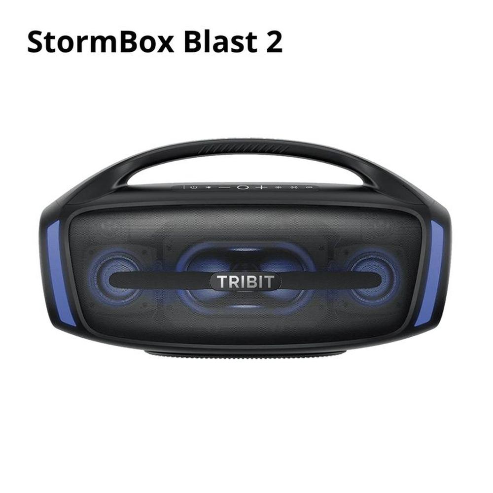 Parlante Bluetooth Tribit StormBox Blast 2 hasta 30 horas - Negro