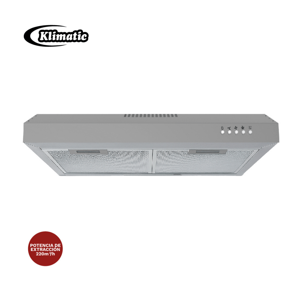 Campana Extractora 60cm Vento Inoxidable Klimatic