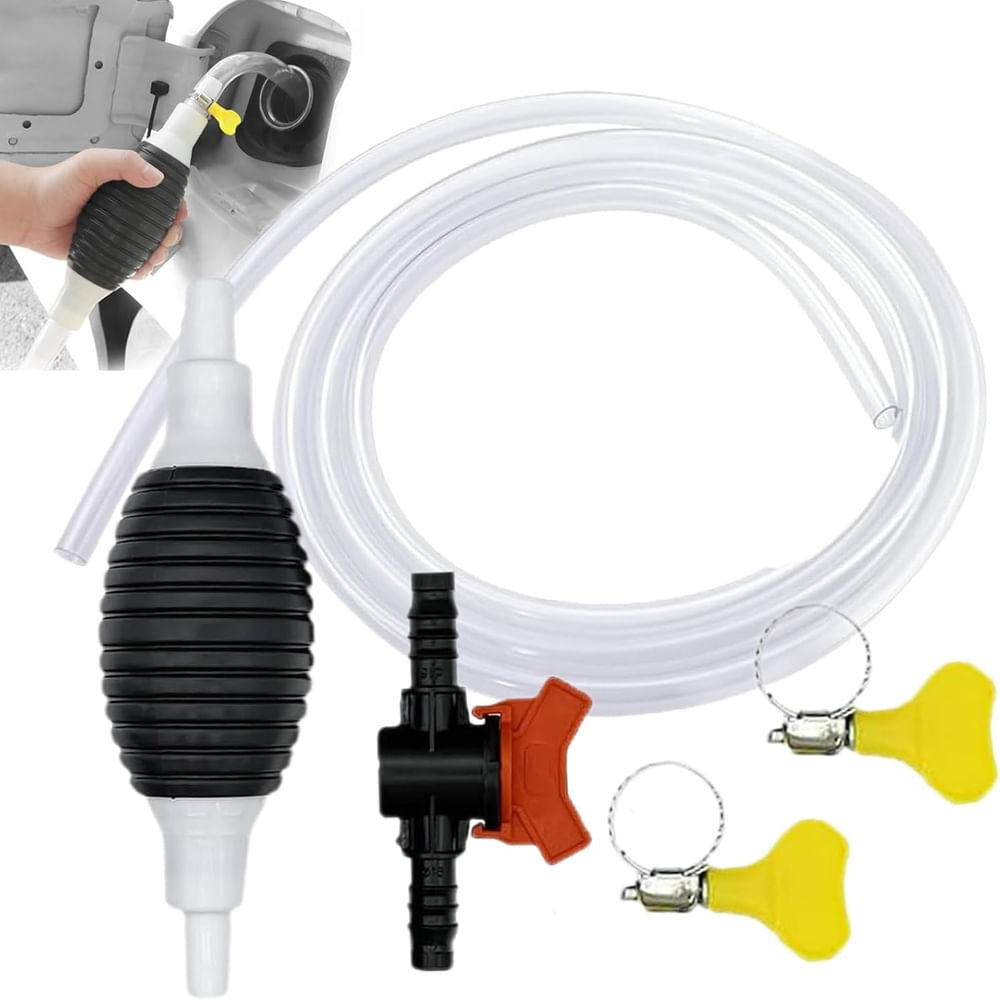 Bomba mas Caño de Sifón Portátil para el Hogar