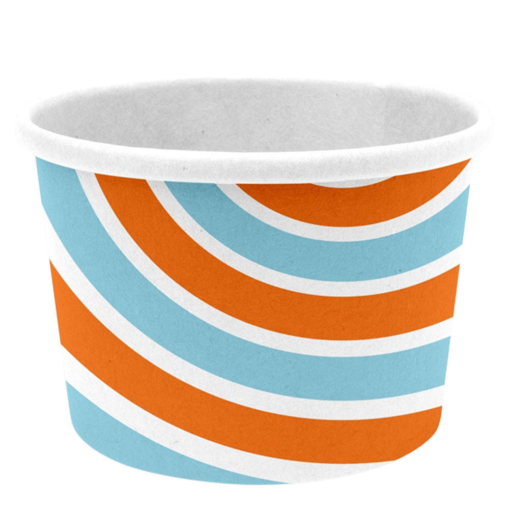 Kit PAMOLSA Envase Helado 8Oz + Cuchara x8un