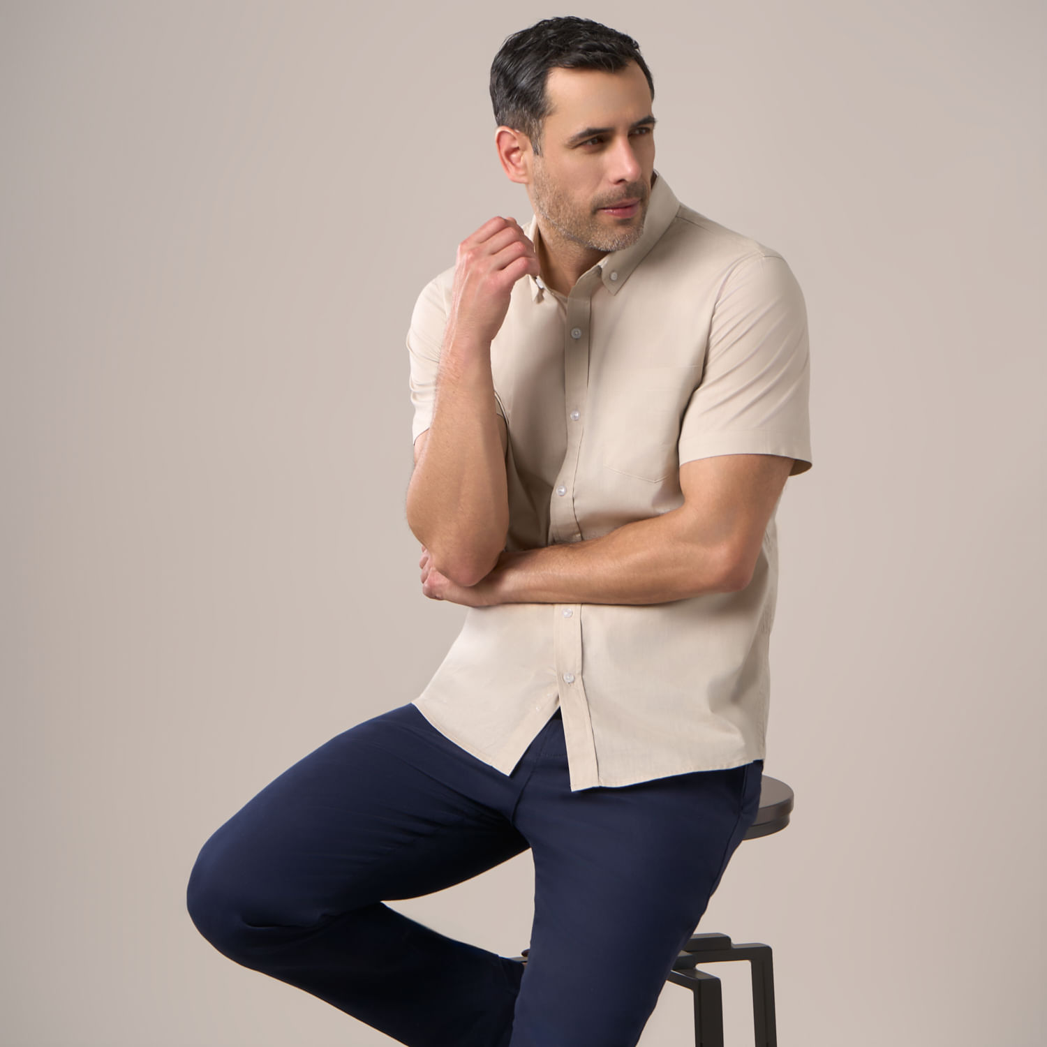 Camisa Hombre Madison Solid A Pocket