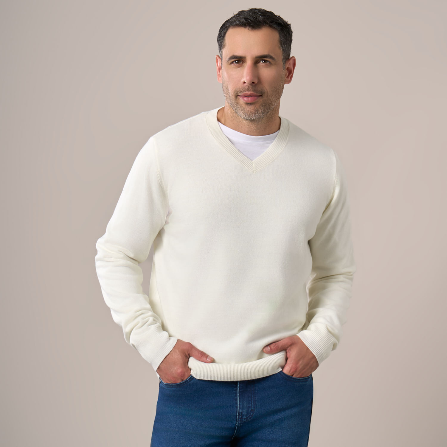 Chompa Hombre Madison Ess Cuello V