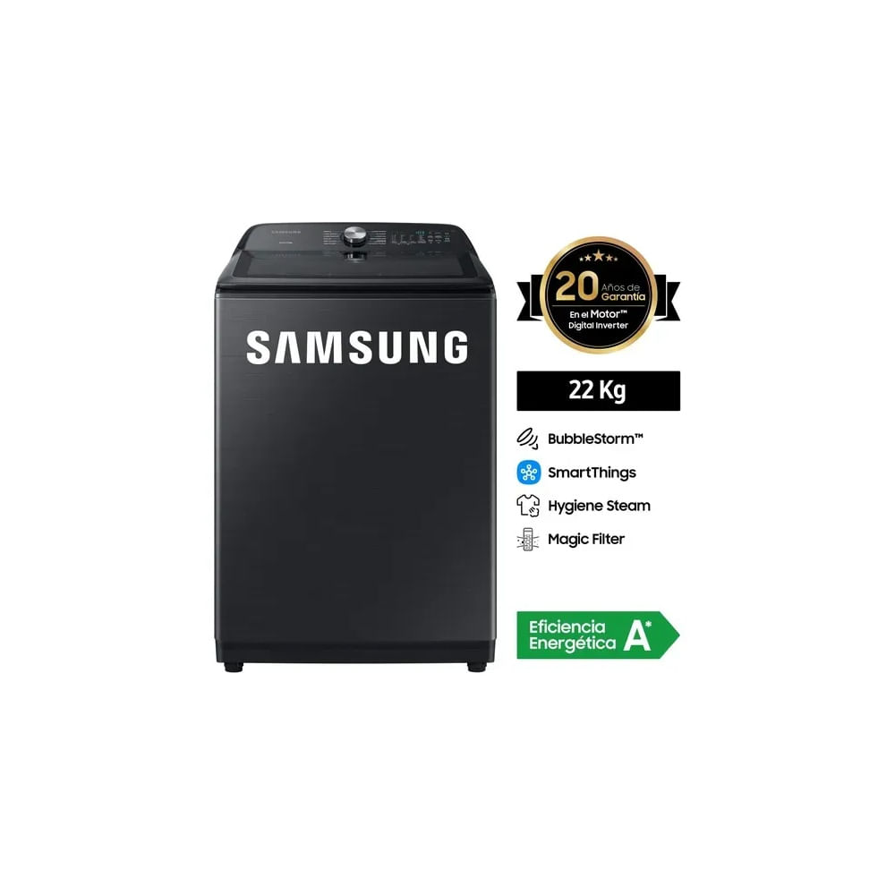 Lavadora Samsung WA22A8377GVPE 22kg
