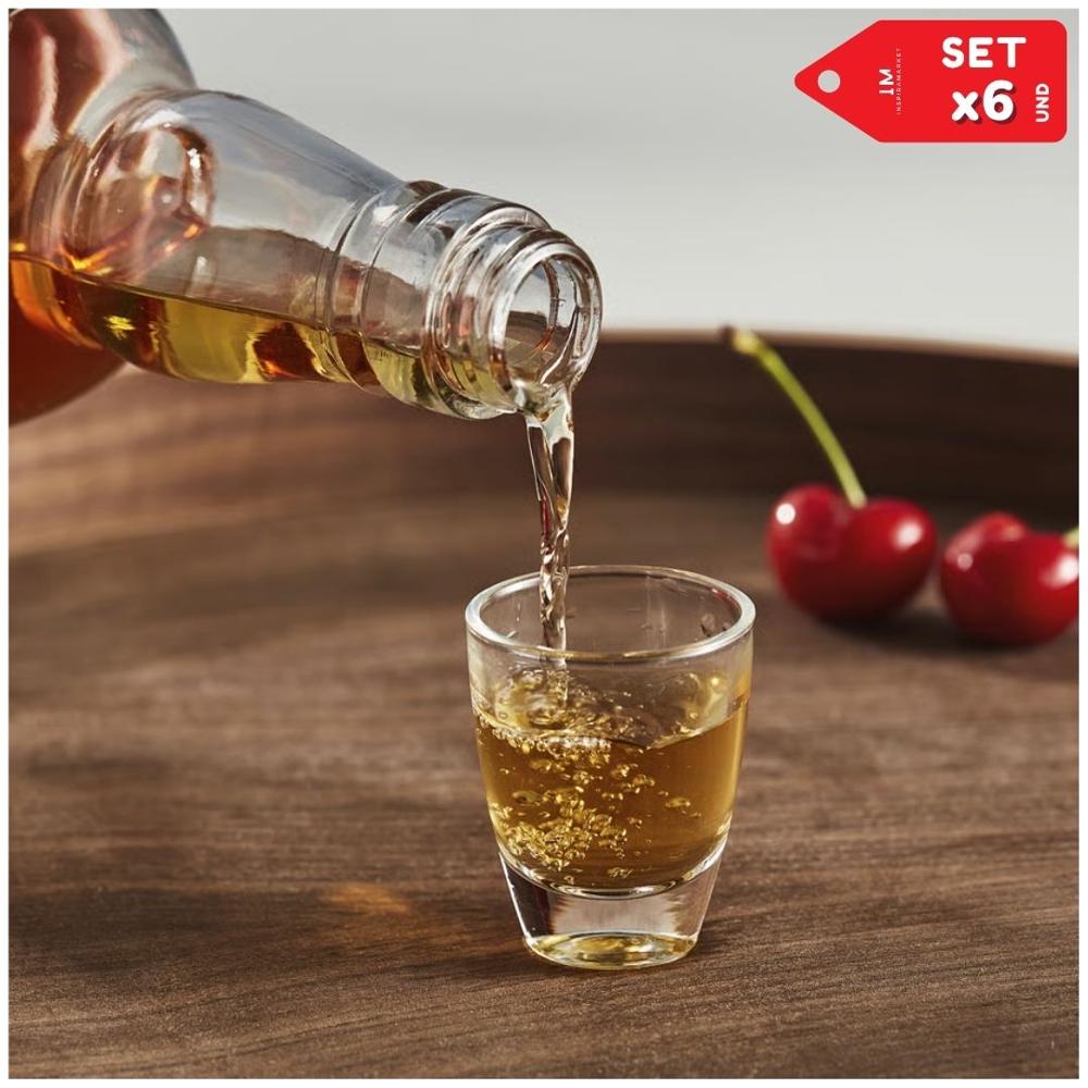 Vaso Shot de vidrio Set x6