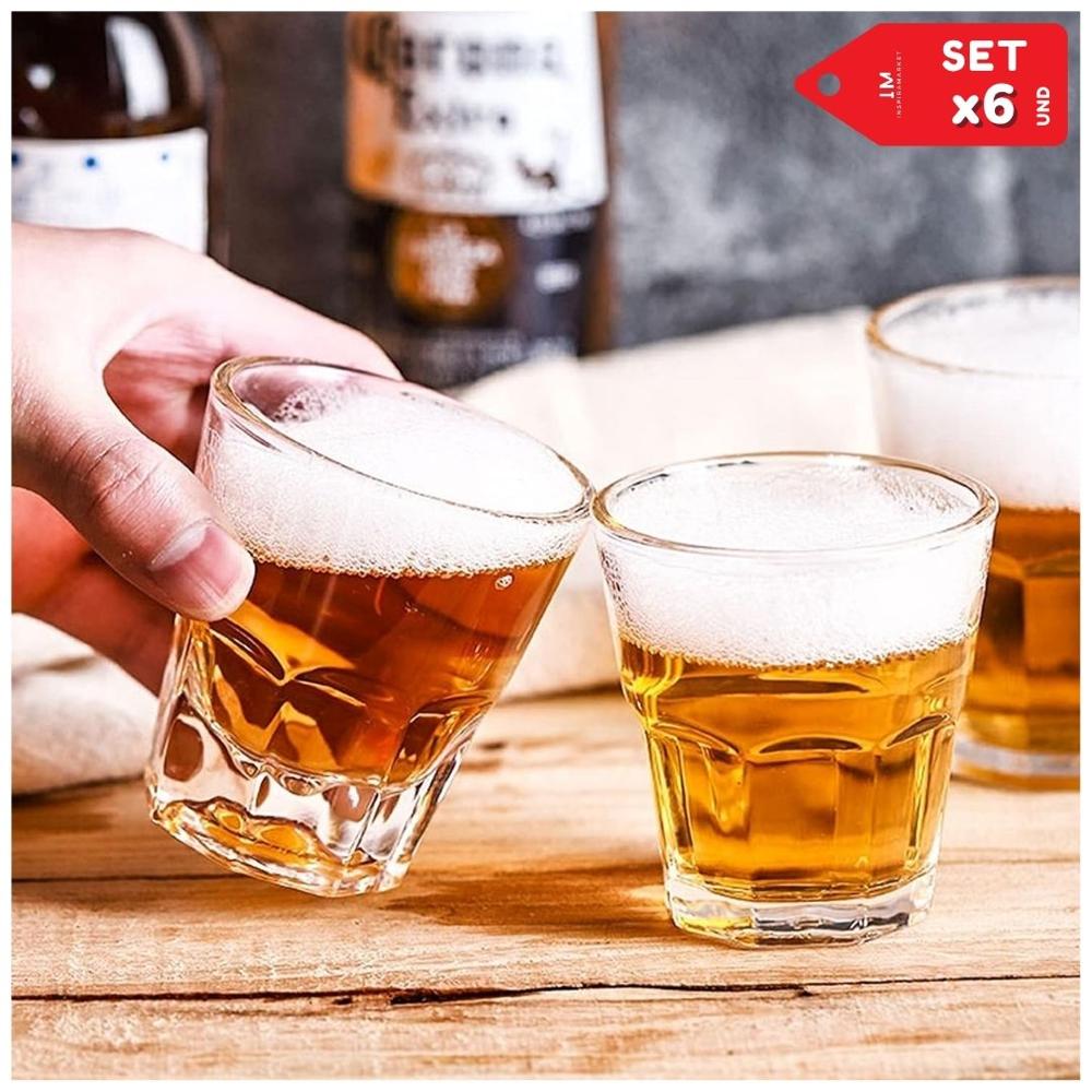 Set de Vaso Shot de Vidrio x6