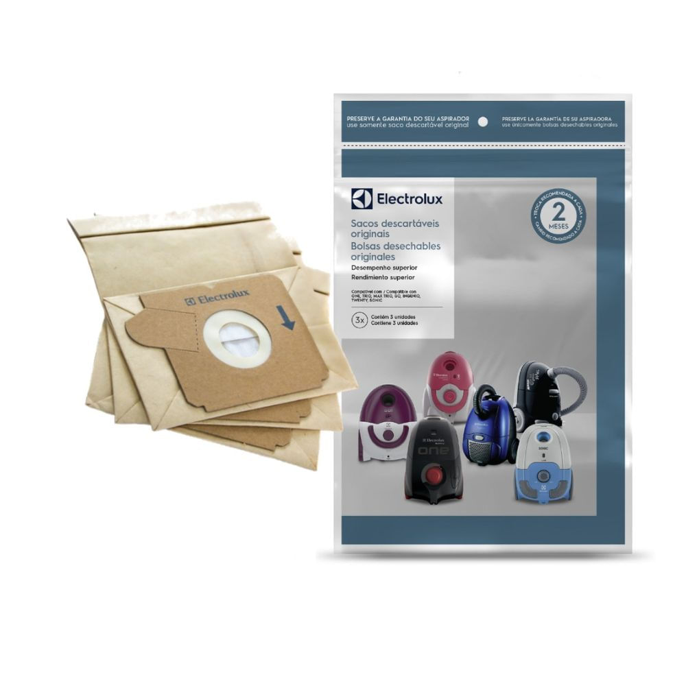 Bolsa Papel x3 Aspiradora Electrolux 70035096
