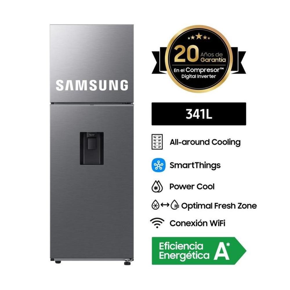 Refrigerador Samsung Top Mount Freezer 341L RT35DG5720S9PE Silver
