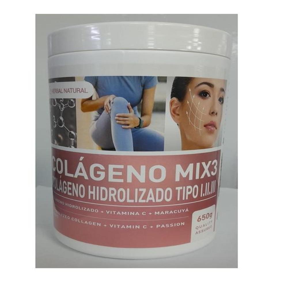 colágeno hidrolizado mix3 tipo I II III 650g