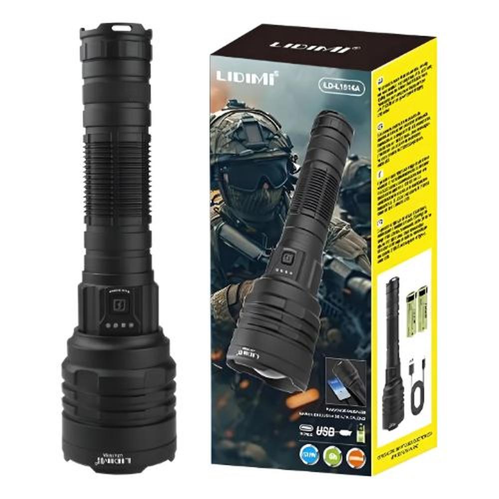 Linterna Led Potente de Larga Distncia