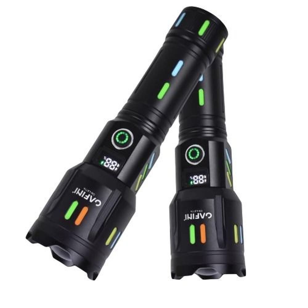 LINTERNA DE LARGO ALCANCE CON CINTAS REFLECTIVAS