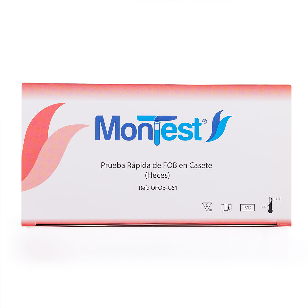 Prueba Rápida FOB Oculta Fecal MONTEST CAJA 10 UND